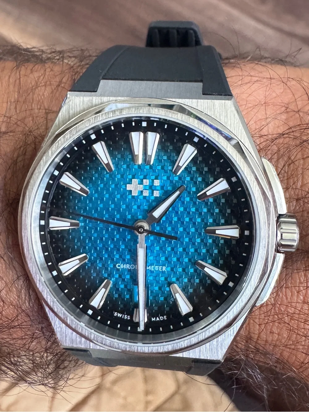 Christopher Ward The Twelve Astral Blue Titanium (Ti bracelet)
